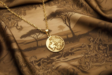 Lion Silver Pendant – Sterling Silver Courage and Strength Necklace | Bold Animal Jewelry Gift for Him or Her (etsy image id: 7419717809)