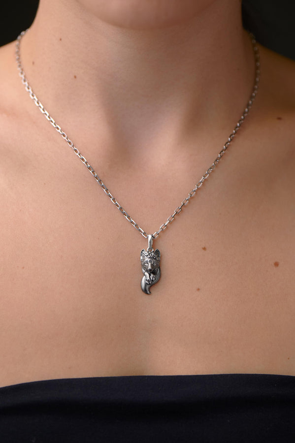 Unleash your inner strength and confidence with the Fox Girl pendant!  This powerful piece represents the fearless and independent spirit of the modern woman, designed to inspire and empower. (etsy image id: 4258205944)