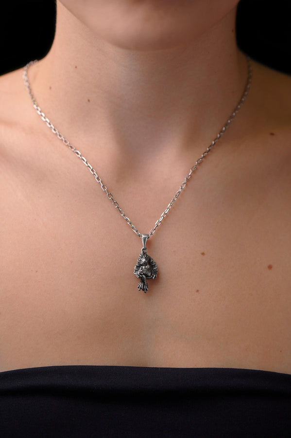 silver pendant	Sterling silver	Sloth jewelry	pendant	silver necklace	Pendant Frog	Frog necklace	jewelry frog	gift	jewelry