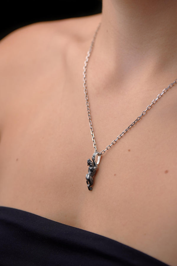 brutal pendant	nature jewelry	Panther pendant	panther	black panther	jaguar jewelry (etsy image id: 4248107471)