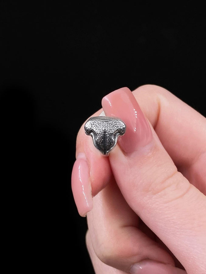Cat Nose Earrings Silver – Sterling Silver Feline Nose Studs | Minimalist Animal Lover Jewelry, Subtle Cat Charm (etsy image id: 7373616758)