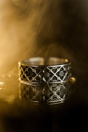 Step into the mystical world of knights and castles with our captivating Medieval Gothic Ring! Crafted with the utmost attention to detail, this ring embodies the grandeur and mystery of the medieval era. Each piece is handcrafted by skilled artisans, ensuring a unique and timeless treasure for your collection. Whether you're a history enthusiast, a fantasy lover, or simply appreciate the beauty of artisanal jewelry, this ring is sure to capt (etsy image id: 7423388513)