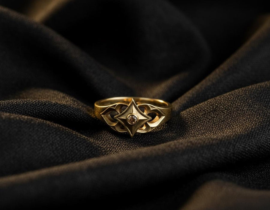 Crafted with precision, this gothic silver ring showcases a bold gemstone and intricate detailing. Perfect for adding a touch of vintage allure to your look. (etsy image id: 7026444785)