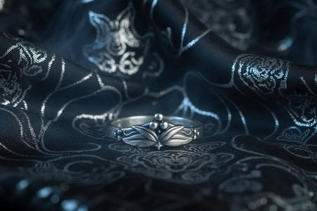 Oxidized Sterling Silver Gothic Ring: Handmade Medieval Jewelry (etsy image id: 7497849061)
