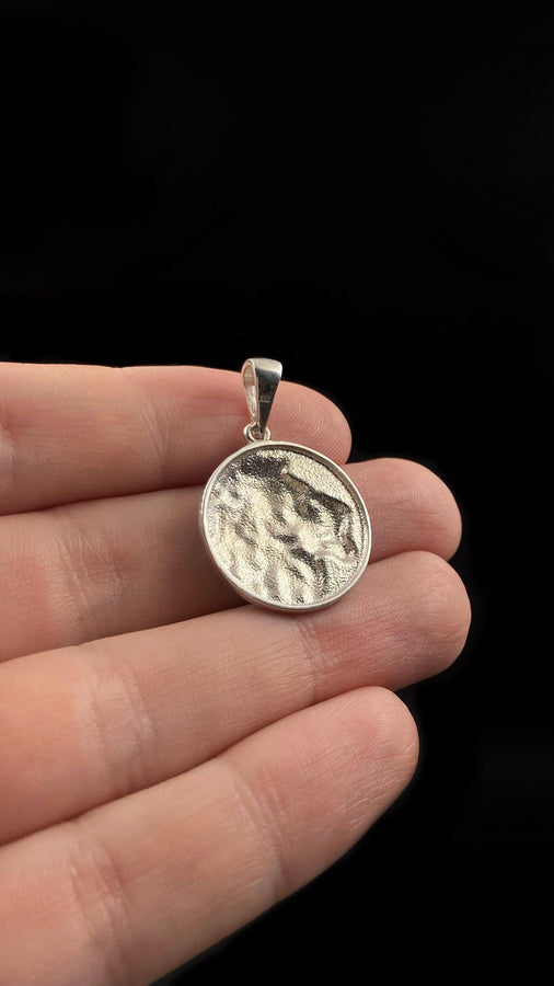 Lion silver pendant	Lion's head jewelry	Lion's head silver	animal jewelry	Lioness pendant (etsy image id: 4725147157)