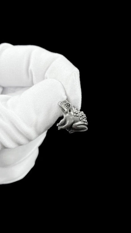 These silver frog stud earrings bring playful charm and character to your jewelry collection while still feeling refined enough for everyday wear. With their sculpted frog shape and detailed texture, they create a whimsical, nature-inspired look that feels expressive, memorable, and easy to style. (etsy image id: 7915743358)