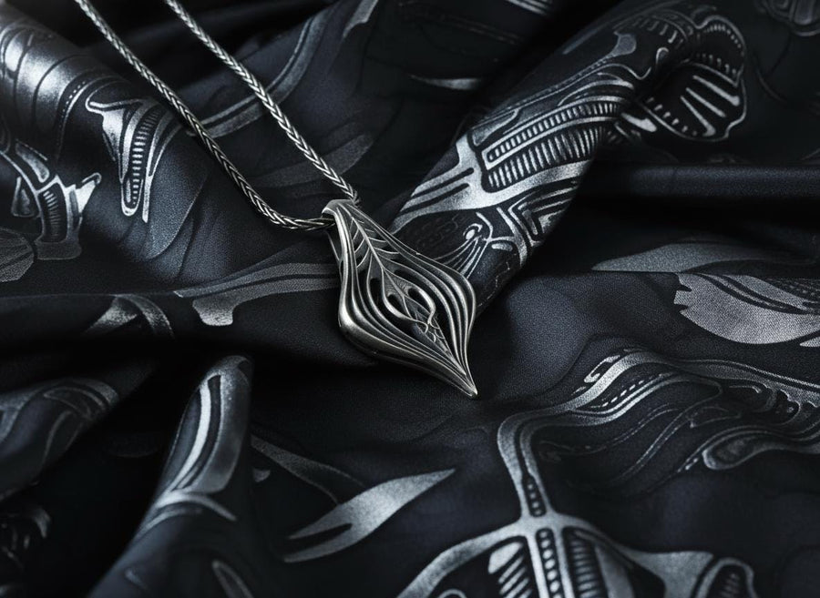 A profound avant-garde statement piece perfect for techwear and alternative fashion.