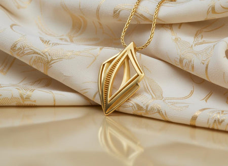 Cyberpunk Silver Rhombus Pendant, Dark Sci Fi Geometric Necklace, 3D Architectural Amulet, Avant Garde Techwear Jewelry, Abstract Portal