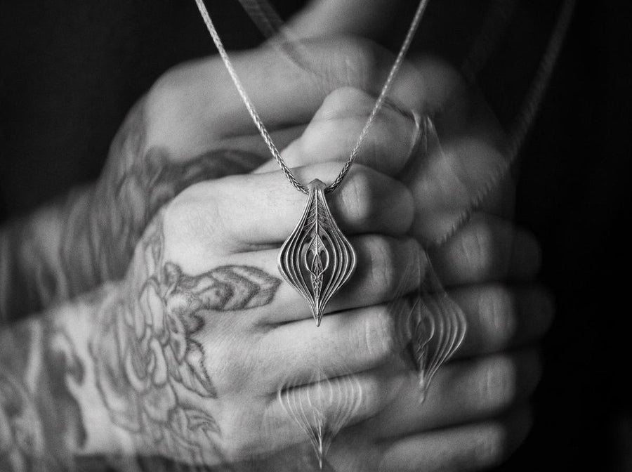A profound avant-garde statement piece perfect for techwear and alternative fashion.