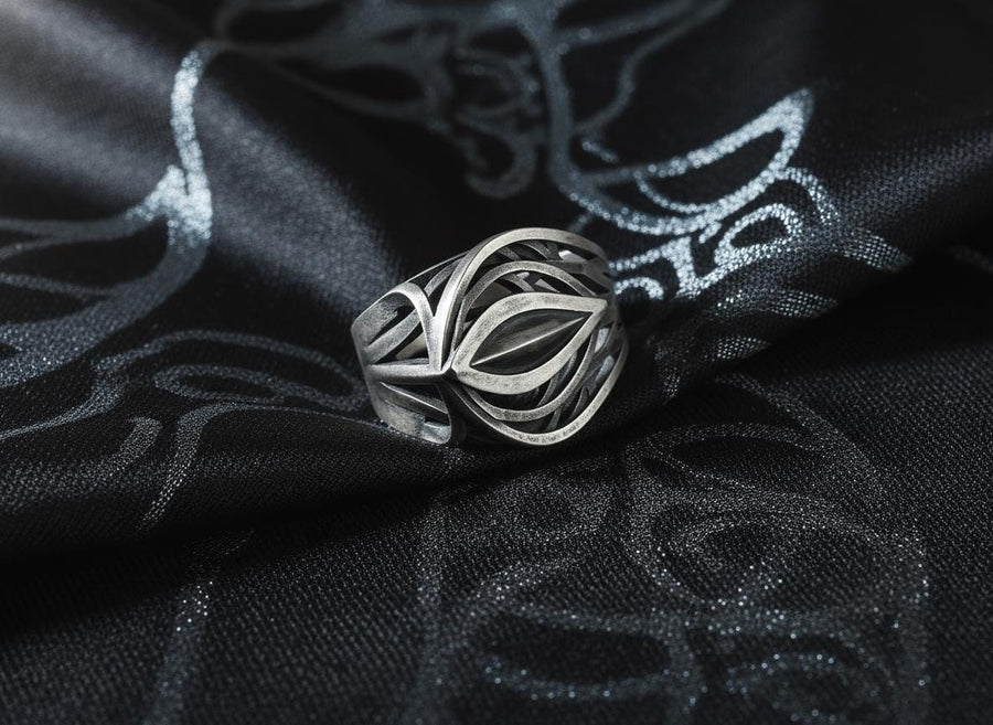 A profound avant-garde statement piece perfect for techwear, gothic, and alternative styles.